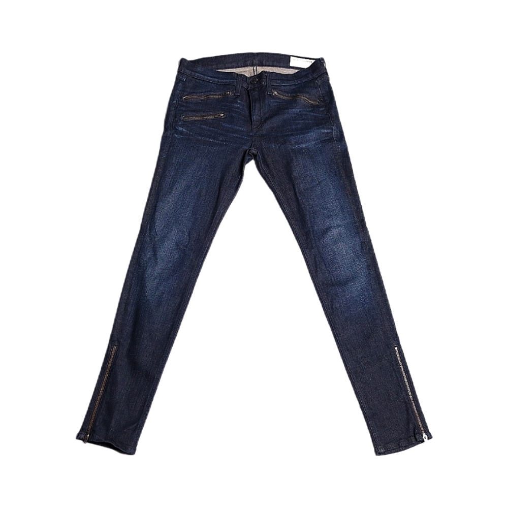 Rag & Bone Kensington Zip Skinny Jeans Size 29 - Picture 2 of 8